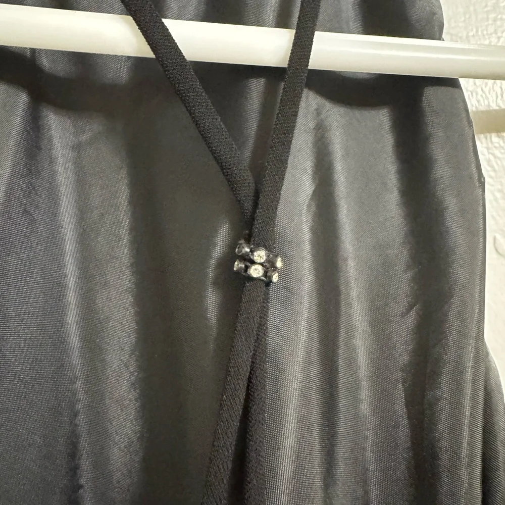 Vintage Evan Picone  Elegant Black Maxi Dress - Picture 6 of 8